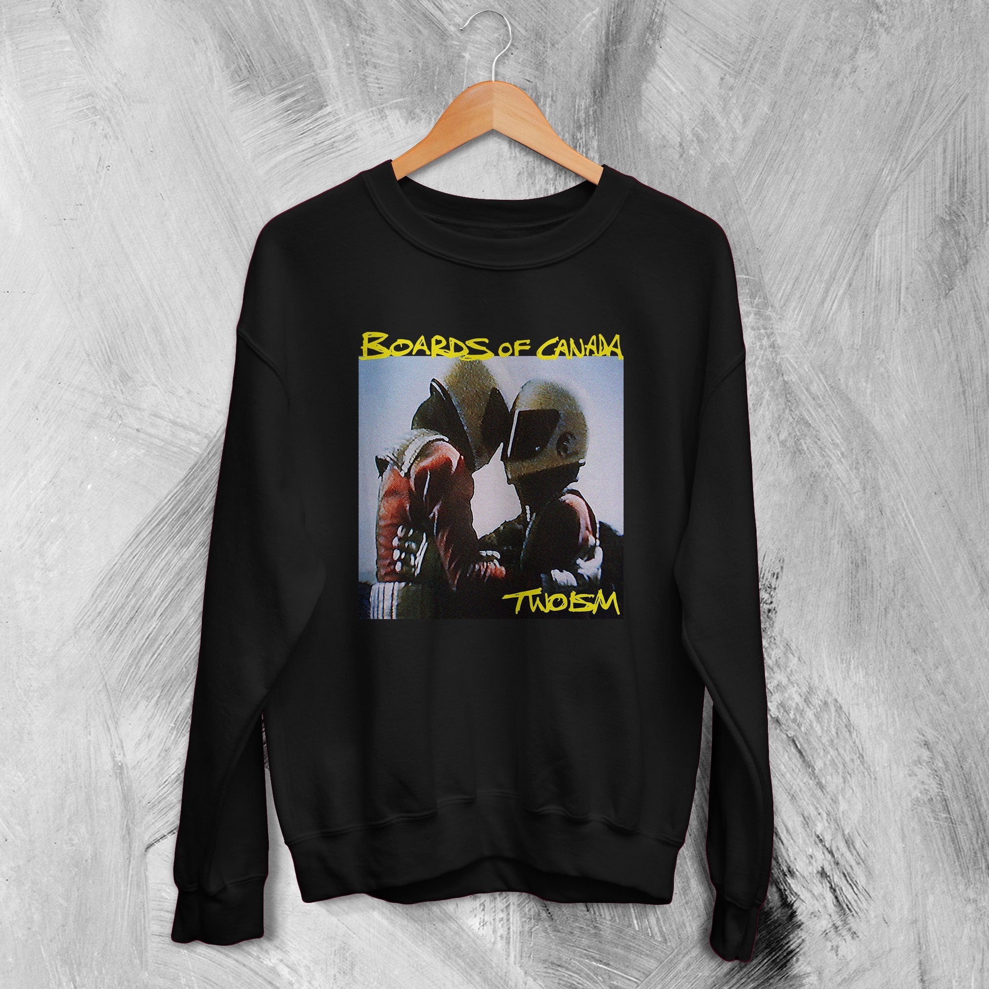 Boards Of Canada Sweatshirt Twoism Album Art Sweater Electronic Music Fan Gear Boards Of Canada Sweatshirt Twoism Album Art Sweater Electronic Music Fan Gear