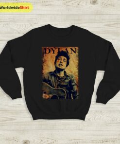 Bob Dylan Young Vintage 90’s Sweatshirt Bob Dylan Shirt Music Shirt