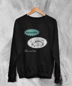 Bratmobile Sweatshirt Bratmobile Kiss and Ride Sweater Punk Rock Band Merch