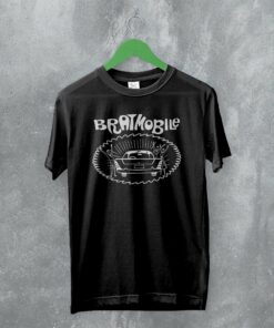 Bratmobile T-Shirt Kiss and Ride Shirt Vintage 90s Album Art