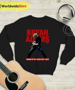 Bryan Adams Vintage 1992 Tour Sweatshirt Bryan Adams Shirt Music Shirt