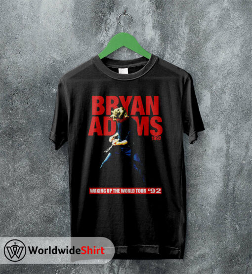 Bryan Adams Vintage 1992 Tour T-Shirt Bryan Adams Shirt Music Shirt