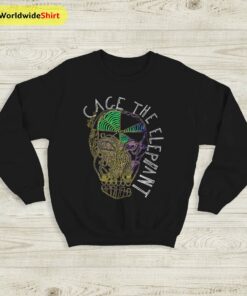 Cage The Elephant Sweatshirt Album Cover Sweater Cage The Elephant Merch