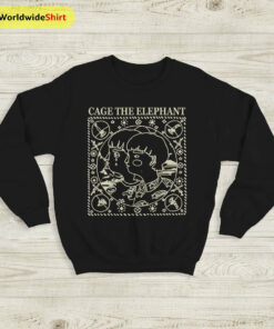 Cage The Elephant Sweatshirt Band Tour Vintage Sweater Cage The Elephant Merch
