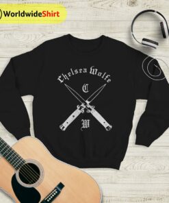 Chelsea Wolfe Blades Black Sweatshirt Chelsea Wolfe Shirt Music Shirt