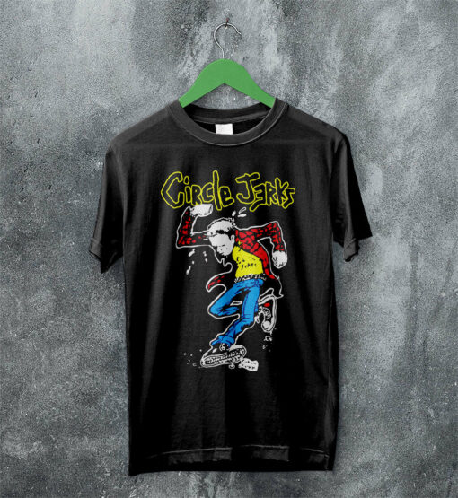 Circle Jerks Graphic Logo T Shirt Circle Jerks Shirt Music Shirt
