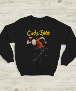 Circle Jerks Vintage Logo Sweatshirt Circle Jerks Shirt Music Shirt