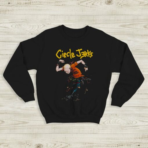Circle Jerks Vintage Logo Sweatshirt Circle Jerks Shirt Music Shirt