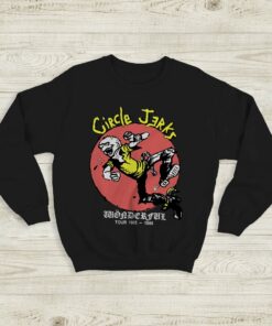 Circle Jerks Wonderful Tour Sweatshirt Circle Jerks Shirt Music Shirt