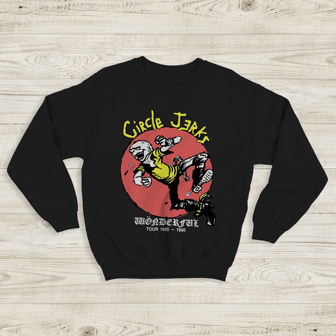 Circle Jerks Wonderful Tour Sweatshirt Circle Jerks Shirt Music Shirt Circle Jerks Wonderful Tour Sweatshirt Circle Jerks Shirt Music Shirt