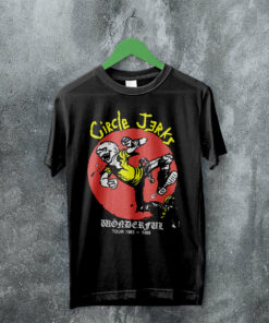 Circle Jerks Wonderful Tour T Shirt Circle Jerks Shirt Music Shirt