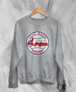 Cleveland Guardians Sweatshirt Indian Chief Forever Sweater Vintage Design Baseball Team