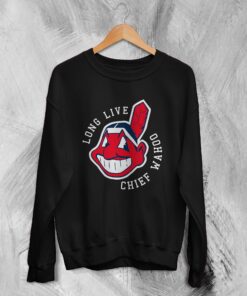 Cleveland Guardians Sweatshirt Long Live Chief Sweater Baseball Team Shirt