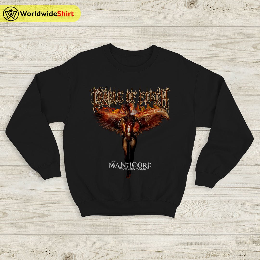 Cradle Of Filth The Manticore and Other Horrors Sweatshirt Cradle Of Filth Shirt Cradle Of Filth The Manticore and Other Horrors Sweatshirt Cradle Of Filth Shirt