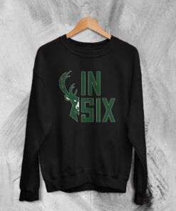 Milwaukee Bucks Sweatshirt Bucks Fear The Deer Sweater Basketball Fan Bucks Fanatics