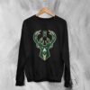 Milwaukee Bucks Sweatshirt Iconic Basket Team Logo Bucks In Six Sweater Basketball Merch