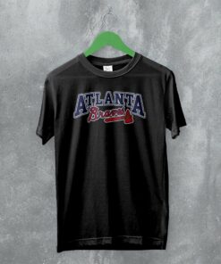 Vintage Atlanta Braves T-Shirt Old School Baseball Shirt Baseball Fan