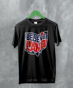 Vintage Cleveland Guardians T-Shirt Believe Land Shirt Baseball Merch