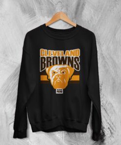 Vintage NFL Cleveland Browns Sweatshirt The Dawg Pound Sweater Cleveland Fanatic Football