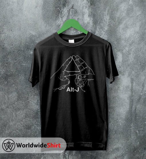 alt-J Hand Sign T shirt alt-J Shirt Classic Rock Music
