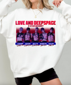 5-Star Memory Love and Deepspace Sweatshirt – Vintage Streetwear for LADS Fans
