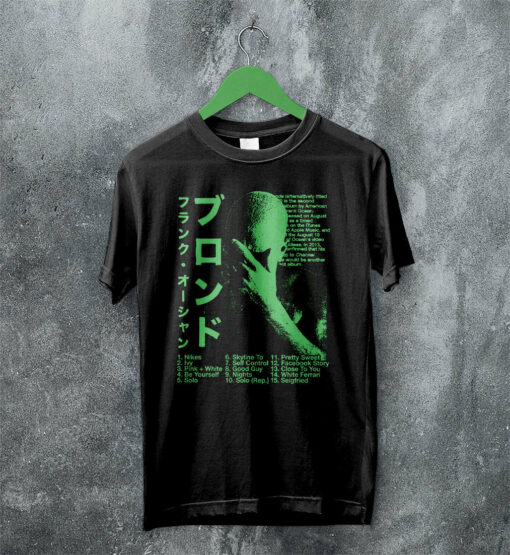 Frank Ocean T-Shirt Aesthetic Blond Album Shirt R&B Music Shirt