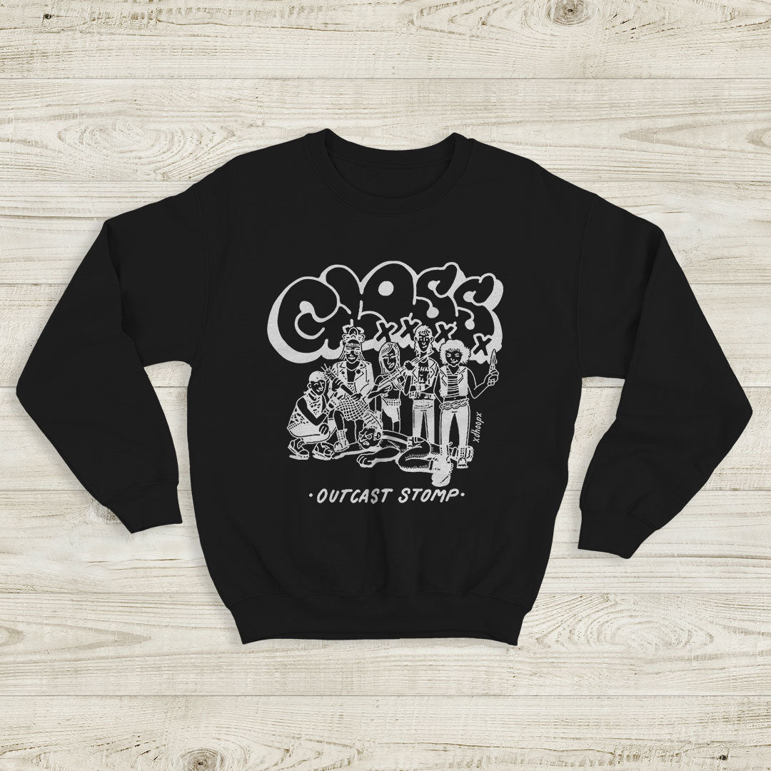 G.L.O.S.S. Outcast Stomp Sweatshirt G.L.O.S.S. Band Shirt Music Shirt G.L.O.S.S. Outcast Stomp Sweatshirt G.L.O.S.S. Band Shirt Music Shirt