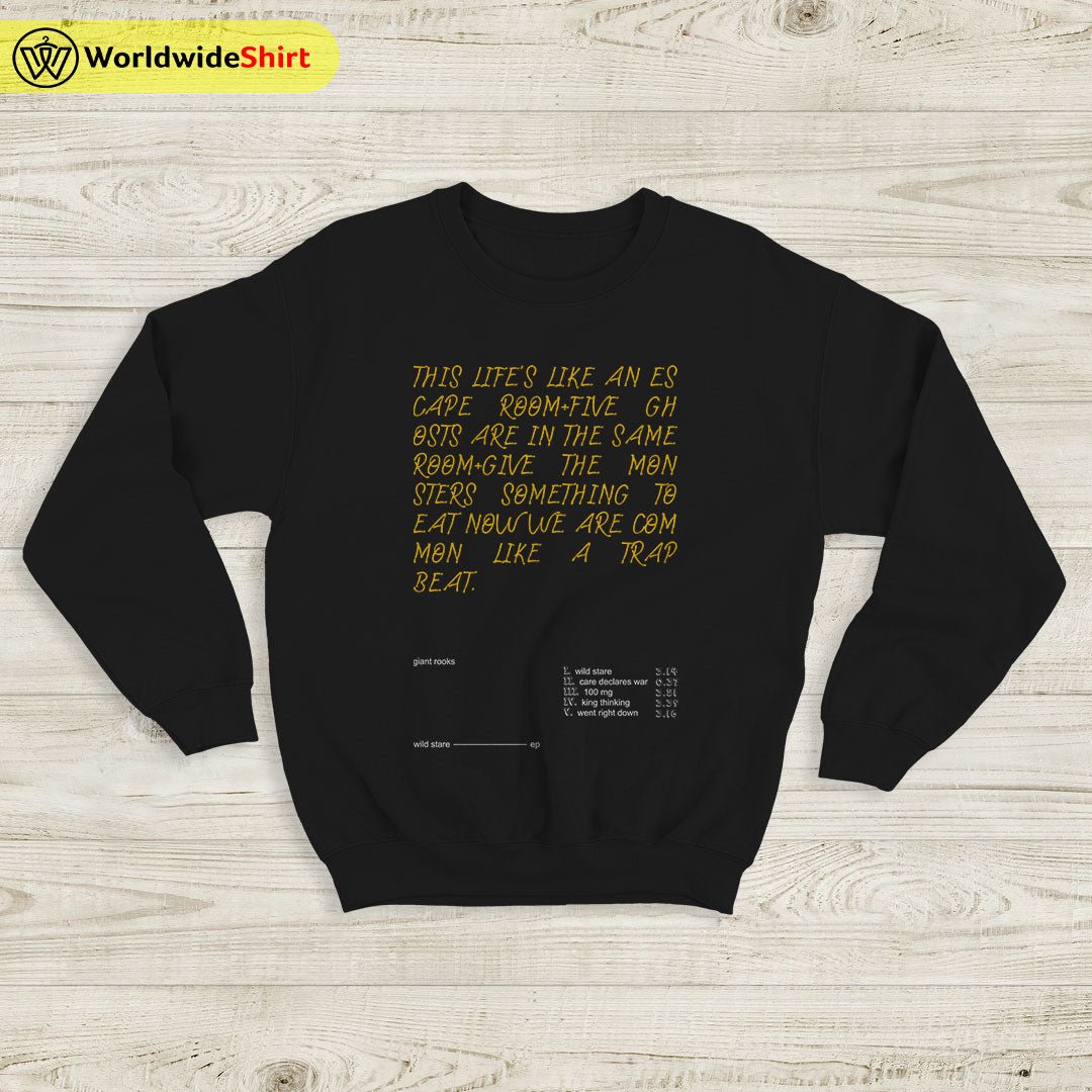 Giant Rooks Wild Stare EP Sweatshirt Giant Rooks Shirt Band Shirt Giant Rooks Wild Stare EP Sweatshirt Giant Rooks Shirt Band Shirt