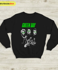 Green Day Band Vintage 90’s Sweatshirt Green Day Shirt Rock Band Shirt