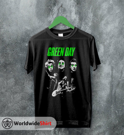 Green Day Band Vintage 90’s T-Shirt Green Day Shirt Rock Band Shirt