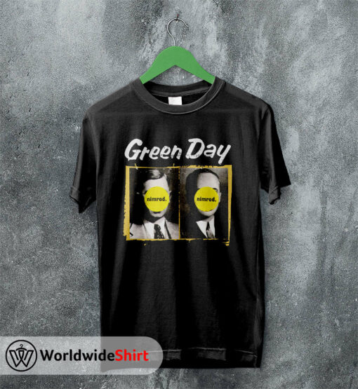 Green Day Nimrod Album T-Shirt Green Day Shirt Rock Band Shirt