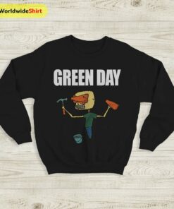 Green Day Tour Vintage 90’s Sweatshirt Green Day Shirt Rock Band Shirt