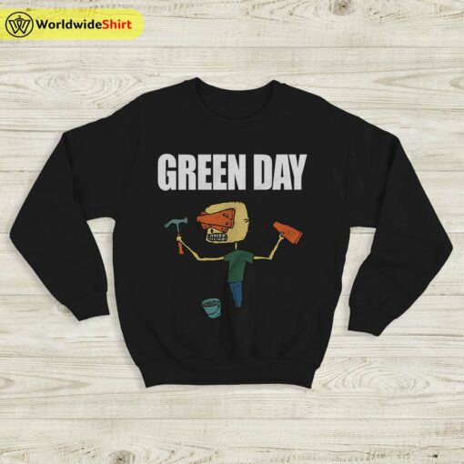 Green Day Tour Vintage 90’s Sweatshirt Green Day Shirt Rock Band Shirt