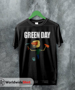 Green Day Tour Vintage 90’s  T-Shirt Green Day Shirt Rock Band Shirt