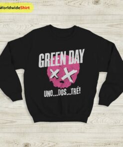 Green Day Uno Dos Tre Sweatshirt Green Day Shirt Rock Band Shirt