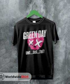 Green Day Uno Dos Tre T-Shirt Green Day Shirt Rock Band Shirt