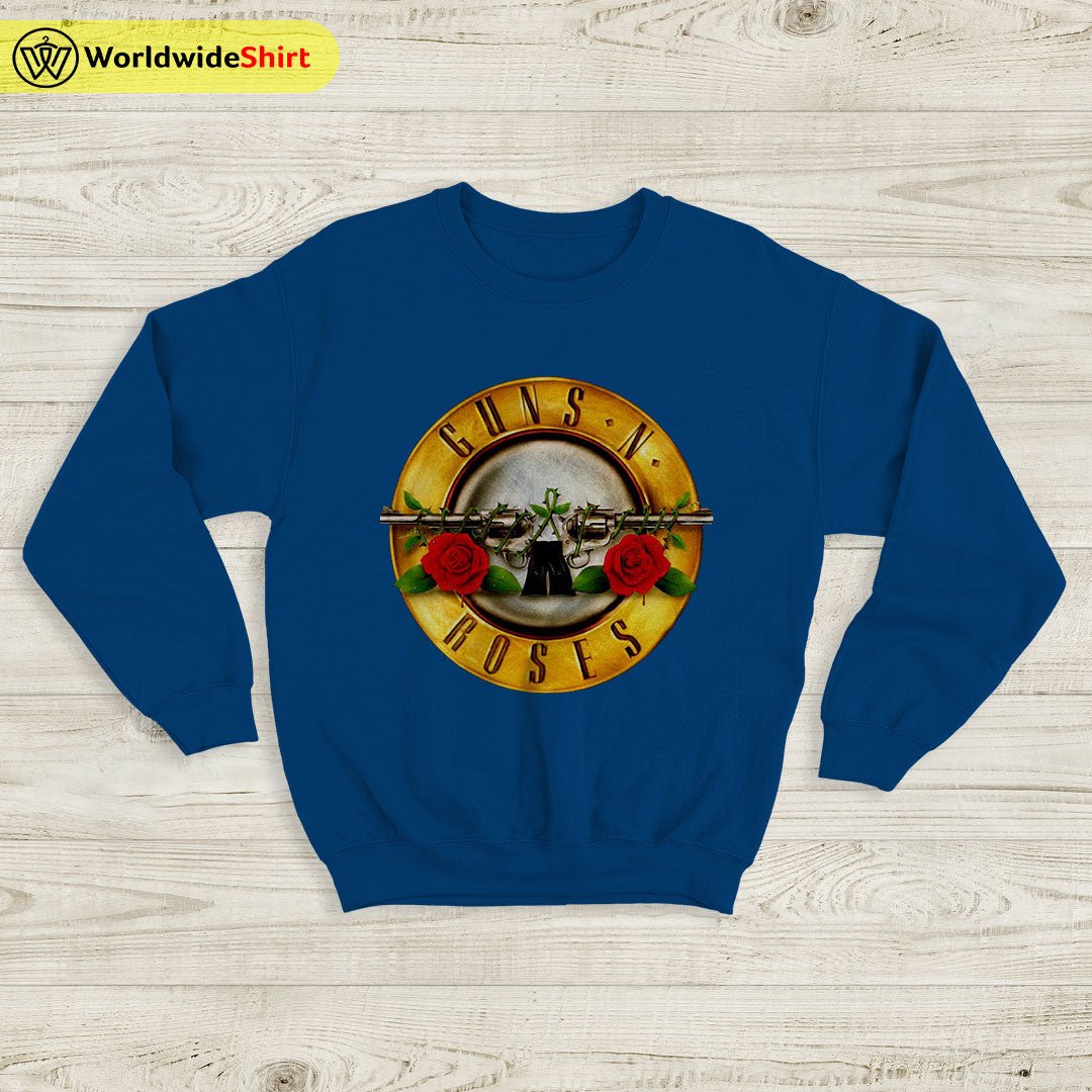 Guns N Roses Vintage Logo Sweatshirt Guns N Roses Shirt Rock Band Guns N Roses Vintage Logo Sweatshirt Guns N Roses Shirt Rock Band