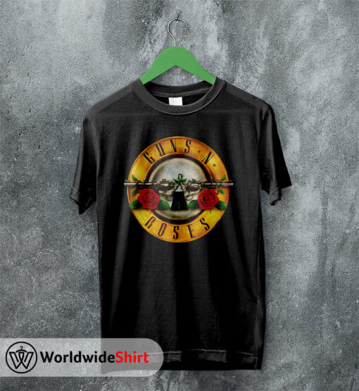 Guns N Roses Vintage Logo T-Shirt Guns N Roses Shirt Rock Band