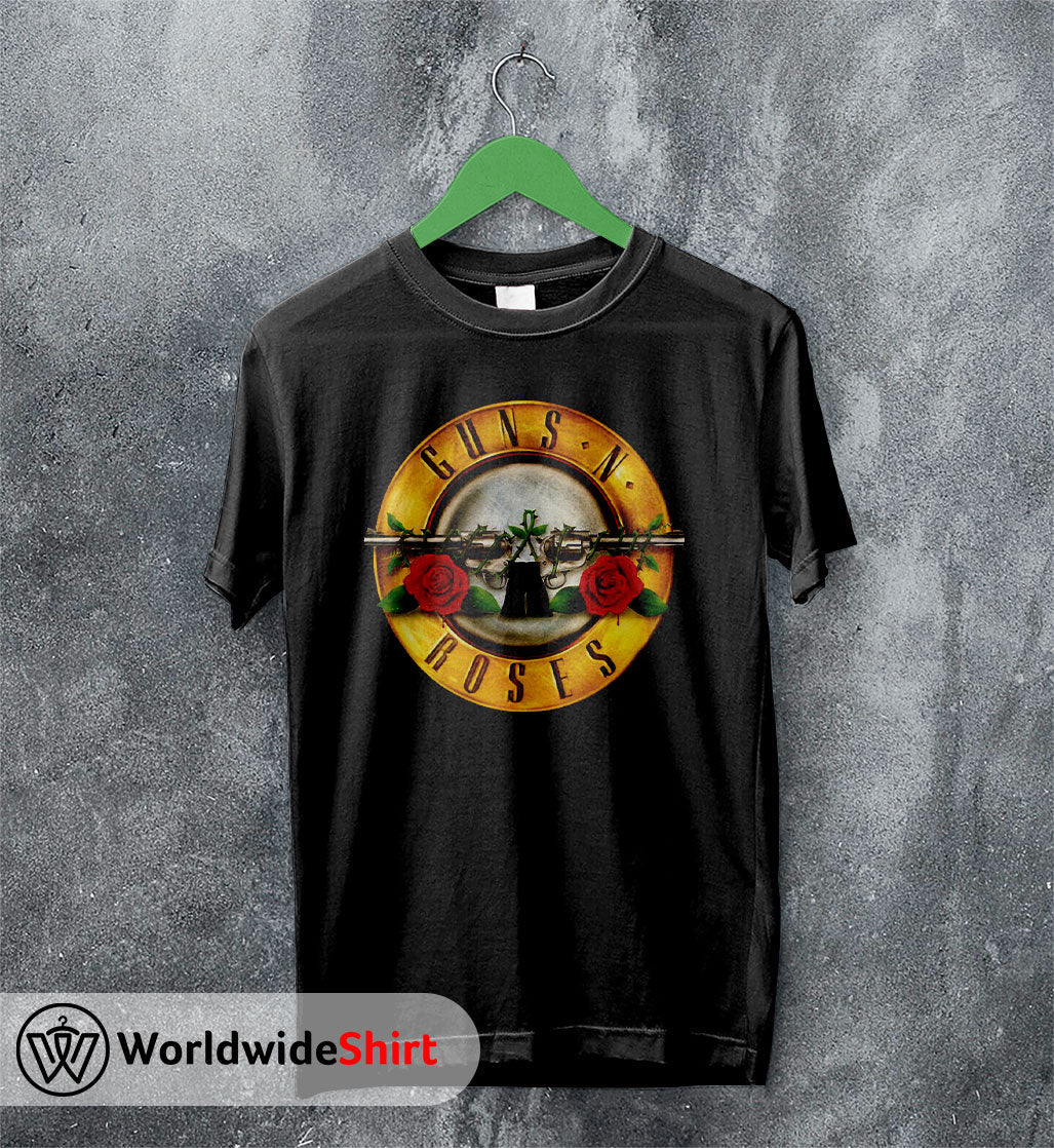 Guns N Roses Vintage Logo T-Shirt Guns N Roses Shirt Rock Band Guns N Roses Vintage Logo T-Shirt Guns N Roses Shirt Rock Band
