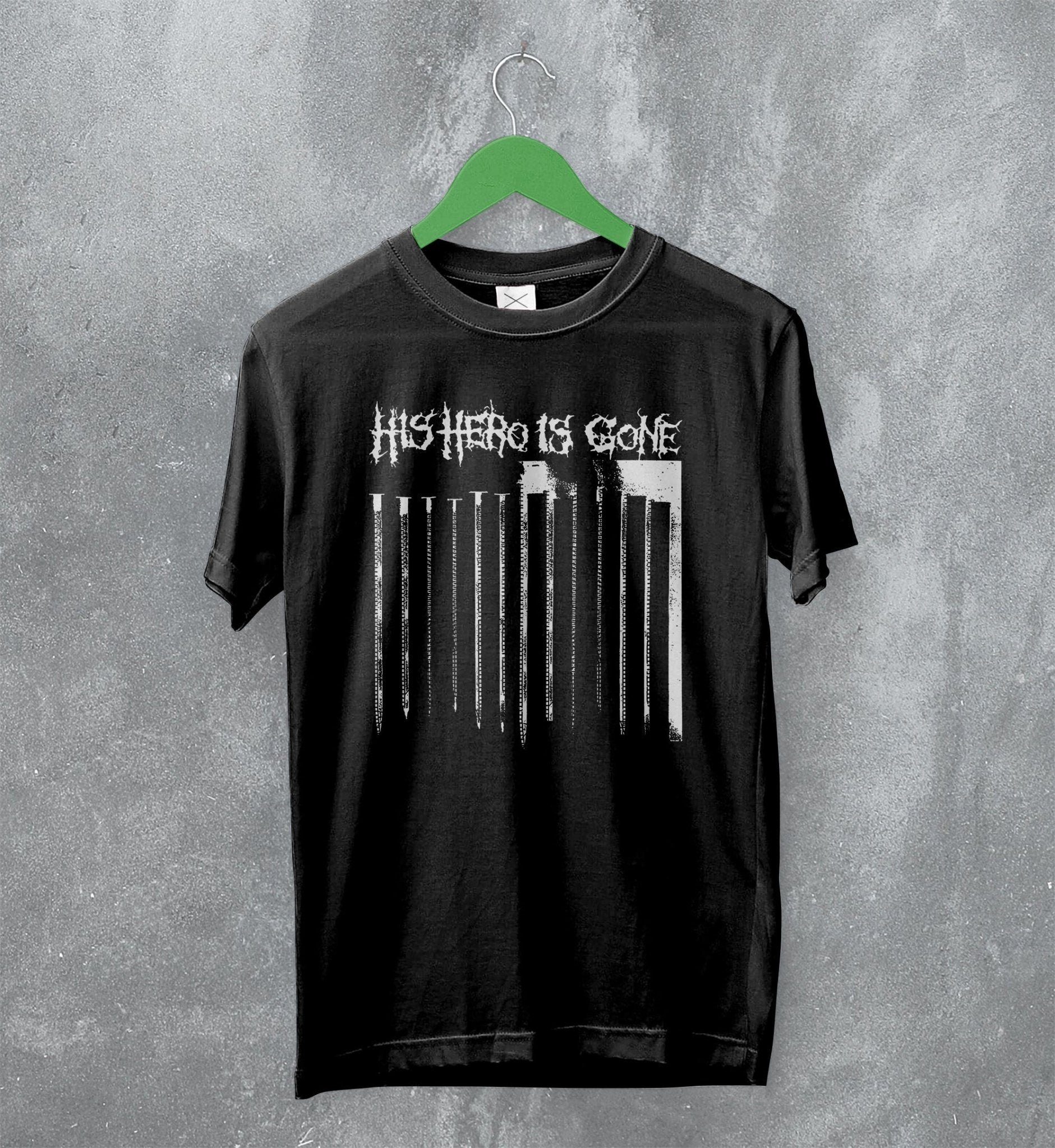 His Hero Is Gone T-Shirt The Plot Sickens Shirt Crust Punk Band His Hero Is Gone T-Shirt The Plot Sickens Shirt Crust Punk Band