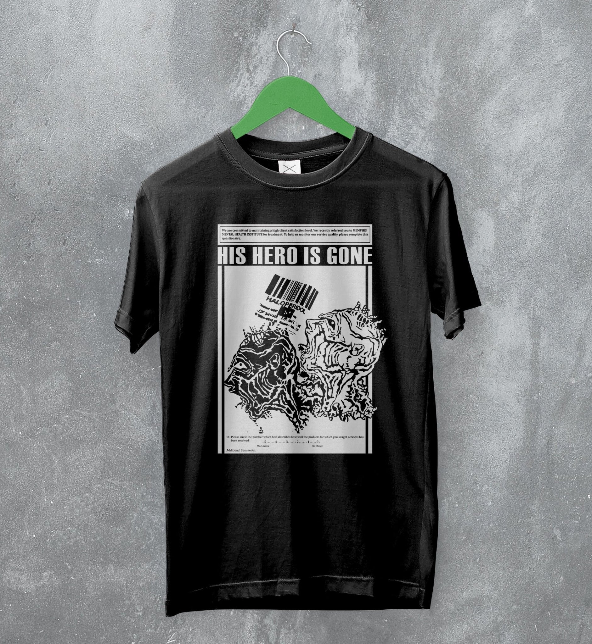 His Hero Is Gone T-Shirt Vintage Album Poster Shirt 90s Graphic Tee His Hero Is Gone T-Shirt Vintage Album Poster Shirt 90s Graphic Tee
