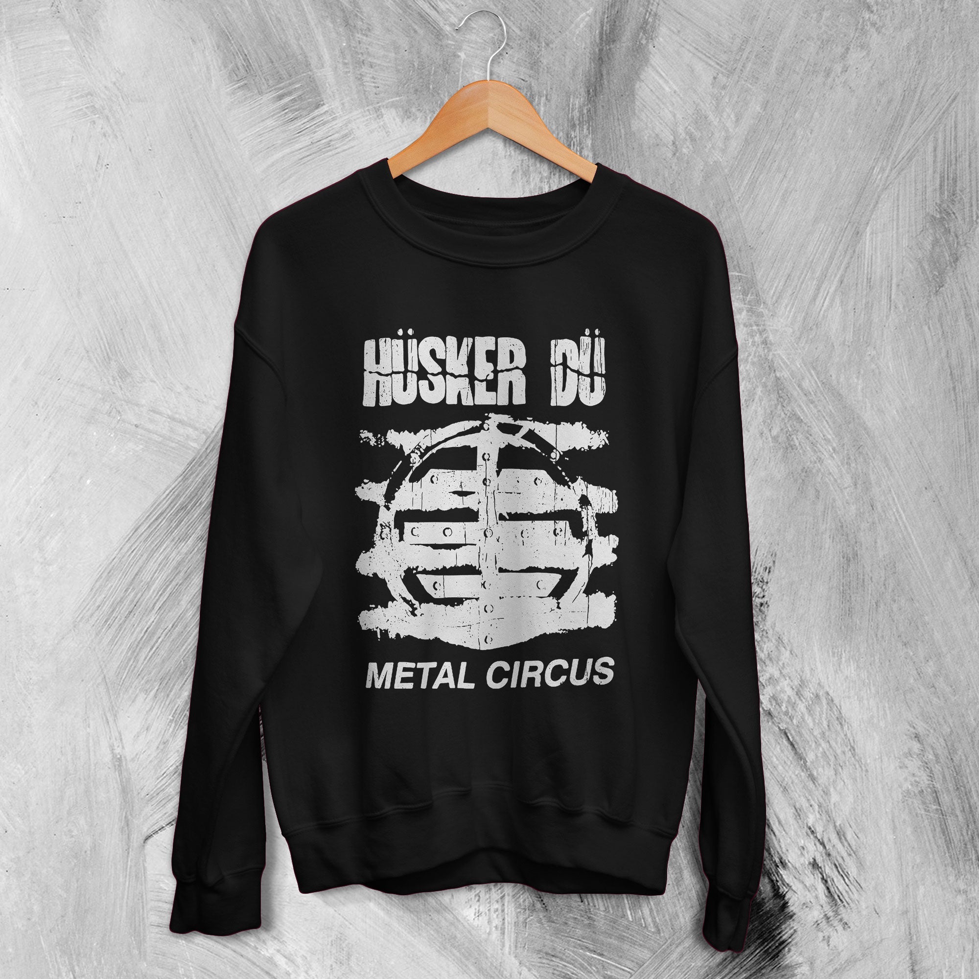 Husker Du Sweatshirt Metal Circus Shirt Vintage 80s Band Sweater Music Husker Du Sweatshirt Metal Circus Shirt Vintage 80s Band Sweater Music