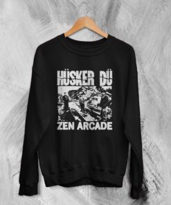 Husker Du Sweatshirt Zen Arcade Shirt 80s Band Sweater Rock Music Fan