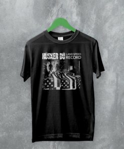 Husker Du T-Shirt Land Speed Record Tee Vintage Rock Shirt 80s Album Art