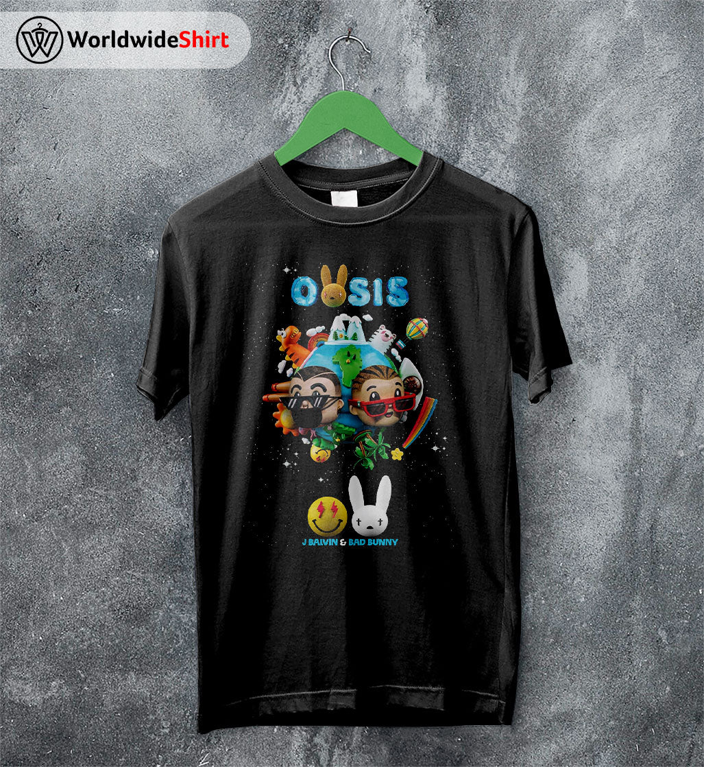 J Balvin and Bad Bunny Oasis T Shirt Bad Bunny Shirt J Balvin Shirt J Balvin and Bad Bunny Oasis T Shirt Bad Bunny Shirt J Balvin Shirt