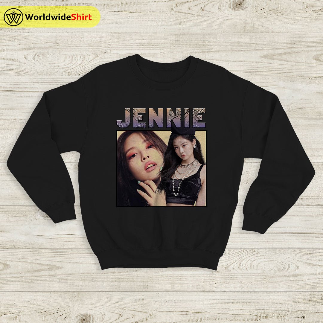 Jennie Raptee Vintage 90's Sweatshirt BLACKPINK Shirt KPOP Shirt Jennie Raptee Vintage 90's Sweatshirt BLACKPINK Shirt KPOP Shirt
