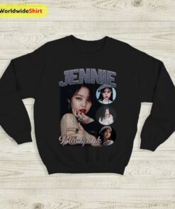 Jennie Vintage 90’s Sweatshirt BLACKPINK Shirt KPOP Shirt