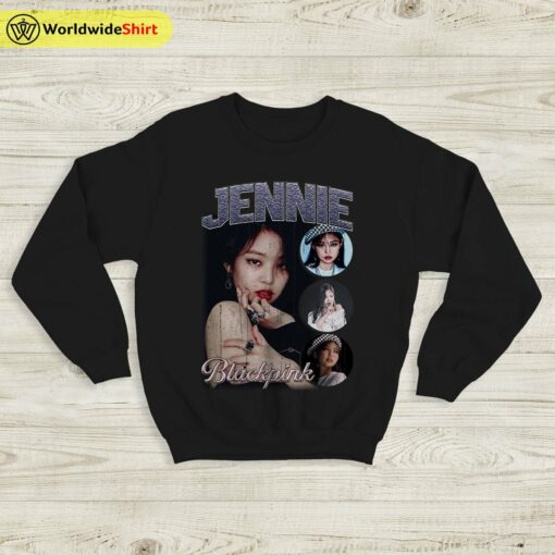 Jennie Vintage 90’s Sweatshirt BLACKPINK Shirt KPOP Shirt