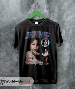 Jennie Vintage 90’s T-Shirt BLACKPINK Shirt KPOP Shirt
