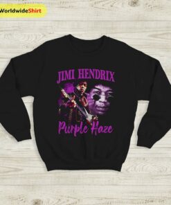 Jimi Hendrix Purple Haze Sweatshirt Jimi Hendrix Shirt Music Shirt